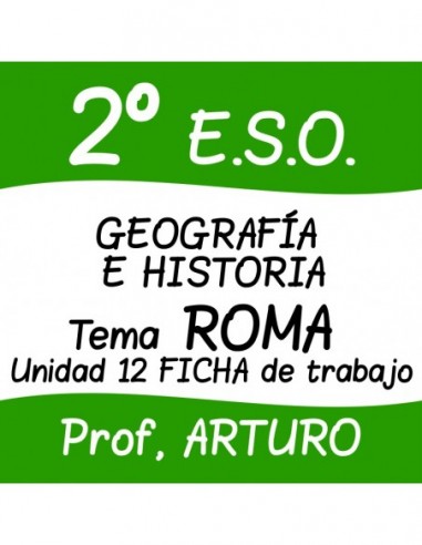 Geografía e Historia. Unidad 12. Ficha de trabajo I - AZO2E