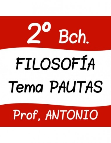 Filosofía. Antonio. Pautas - AZO2B
