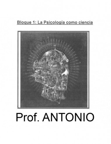 Psicología. Antonio. Tema 1 - AZO2B