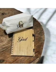 Pack estuche + Libreta personalizable