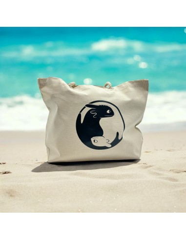 Bolsa de playa ying yang