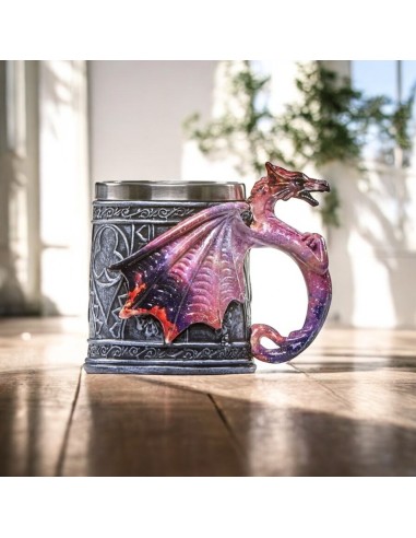 Taza de resina dragón