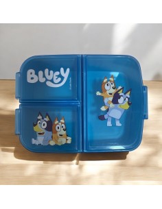 Sandwichera 3 compartimentos Bluey