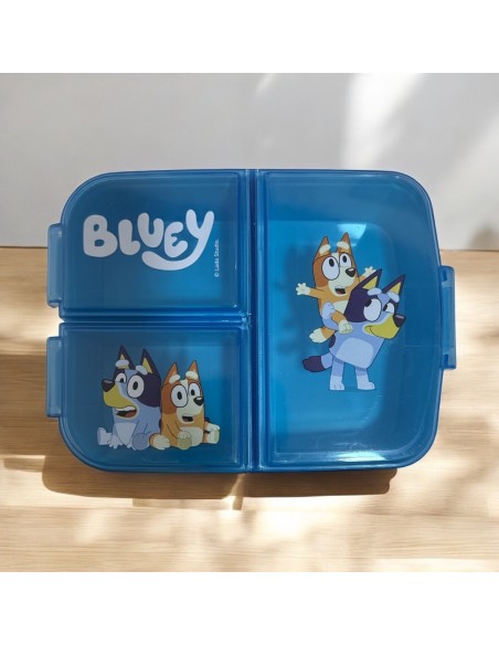 Sandwichera 3 compartimentos Bluey