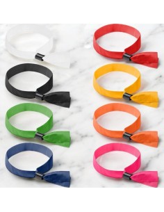 Pulseras de tela personalizables