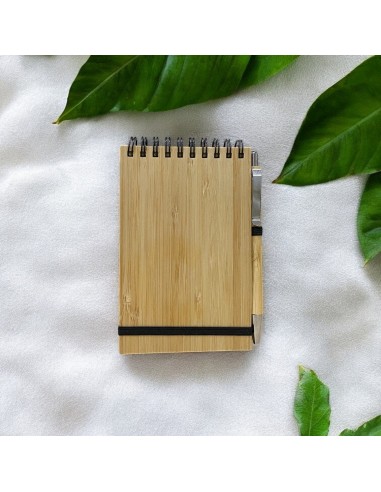 Libreta de madera personalizable
